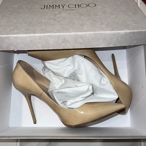 Jimmy choo nude heels